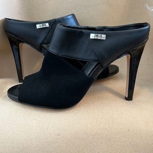Calvin Klein slip on heeled sandal